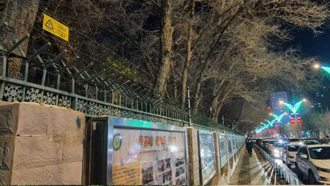 重點學(xué)校烏魯木齊68中周界安防，還得看廣拓！