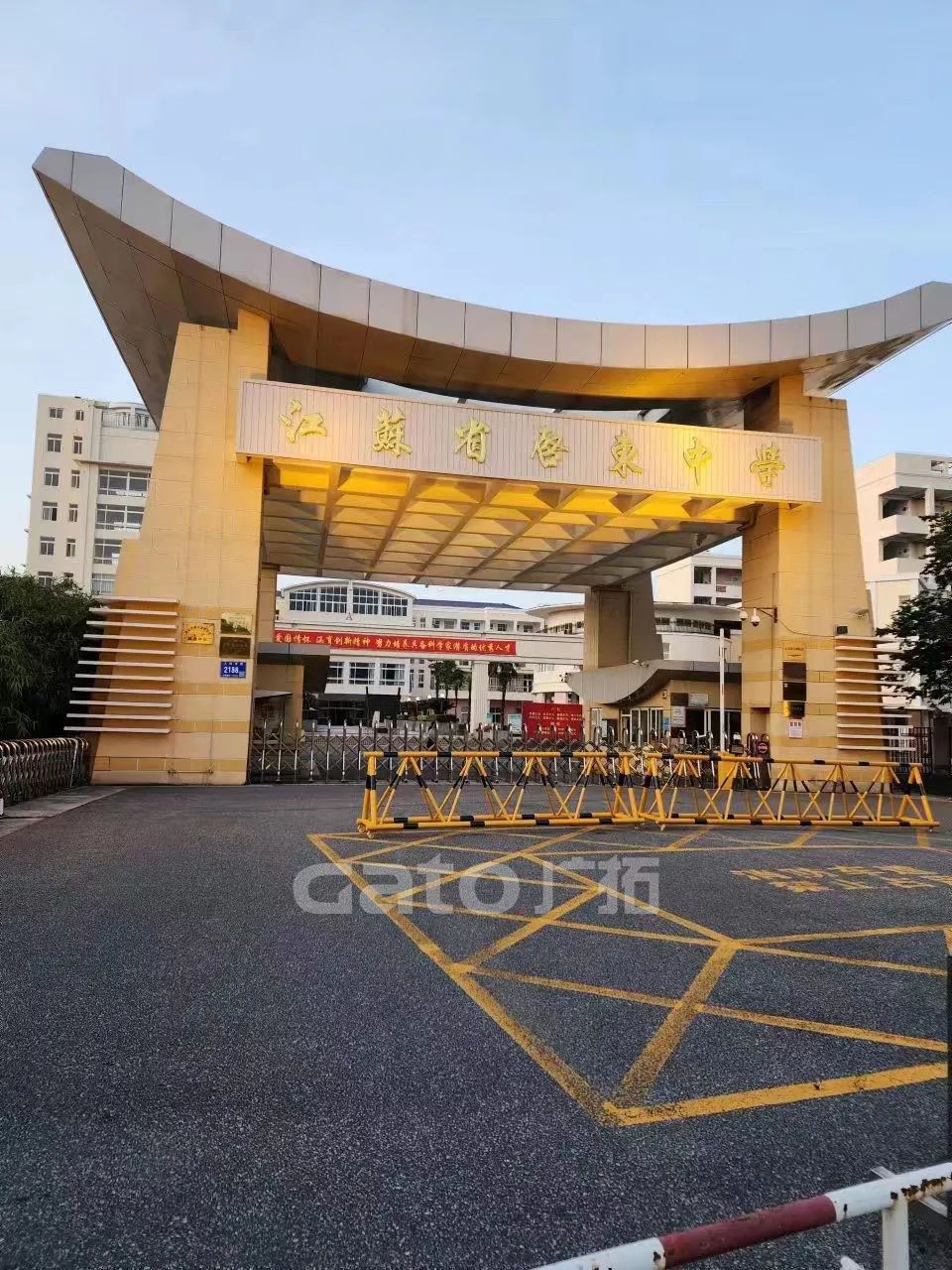 啟東市38所中小學安防改造項目,廣拓V7常伴校園(圖7)