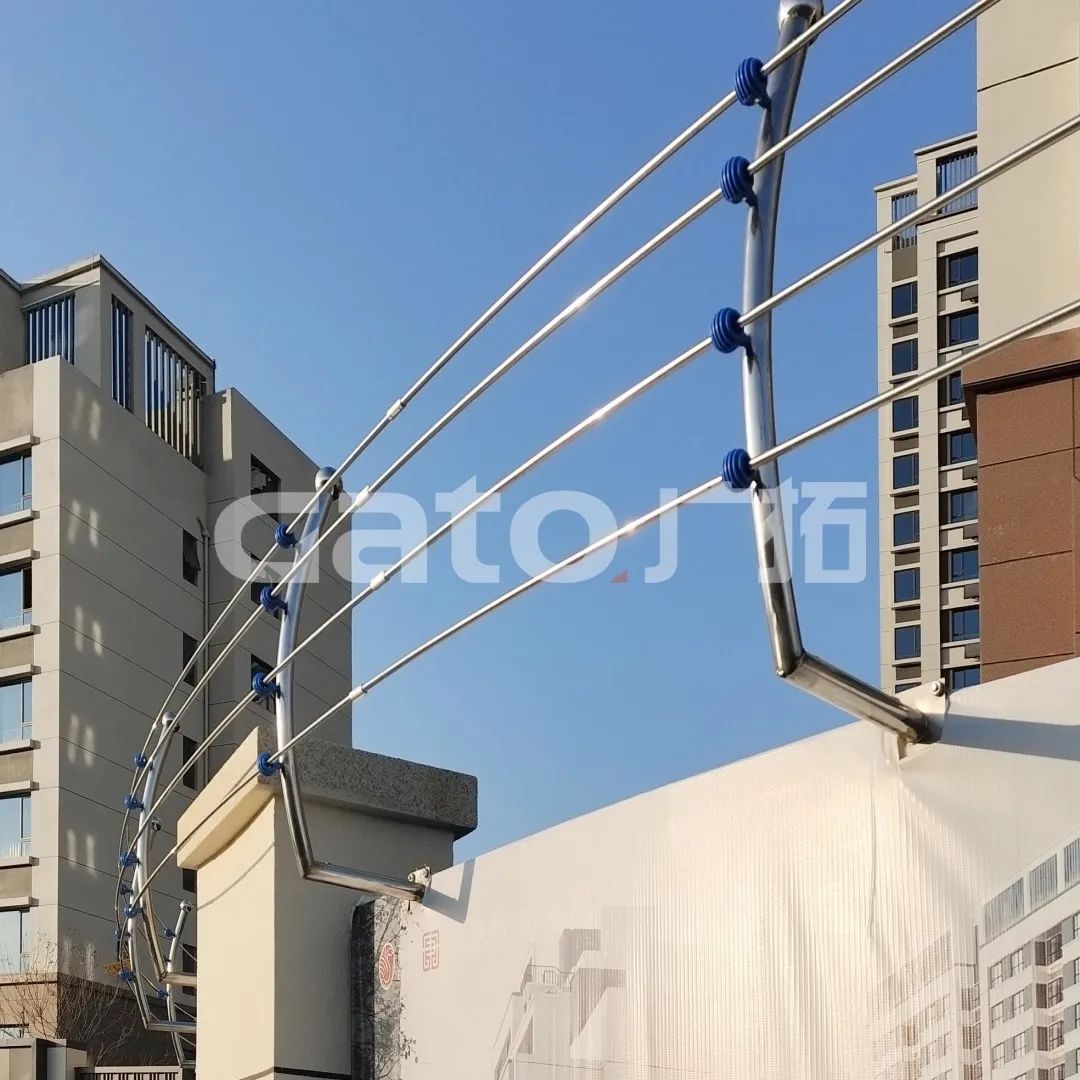 你見過弧形的不銹鋼電子圍欄嗎？(圖13)